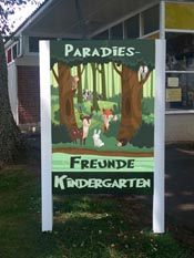 Standschild Schilder Herstellung Schilder für Firmengelände Druckerei Montage Werbetechnik