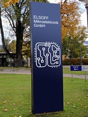 Stele Werbung Bad Salzuflen Außenwerbung Bad Salzuflen Werbeagentur Bad Salzuflen Installation von Werbeanlagen Bad Salzuflen