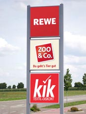 Werbestele Rottweil Werbetechnik Rottweil Werbeagentur Rottweil Außenwerbung Rottweil