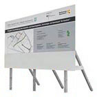 Bauschilder Bauschild mit Montage Baustellenschilder Baustellentafeln Werbetechnik Projektbeschilderung