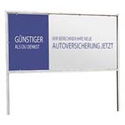 Standschild als Informations- und Werbefläche im Außenbereich