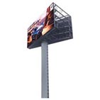 Werbeturm mit Display Werbeturm kaufen Montage Außenwerbung